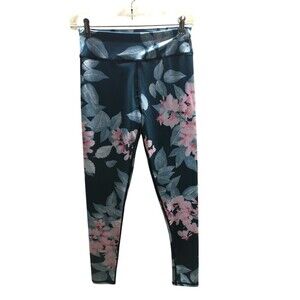 Hayden Leggings Women's Size Small Blue Pink Floral Stretch